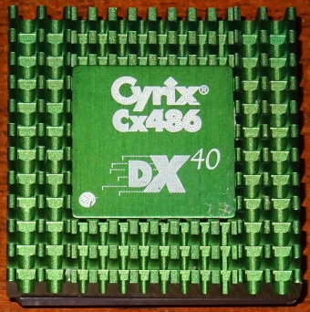 Cyrix Cx486 DX40 CPU (green Heatsink) ALB349D USA 1993